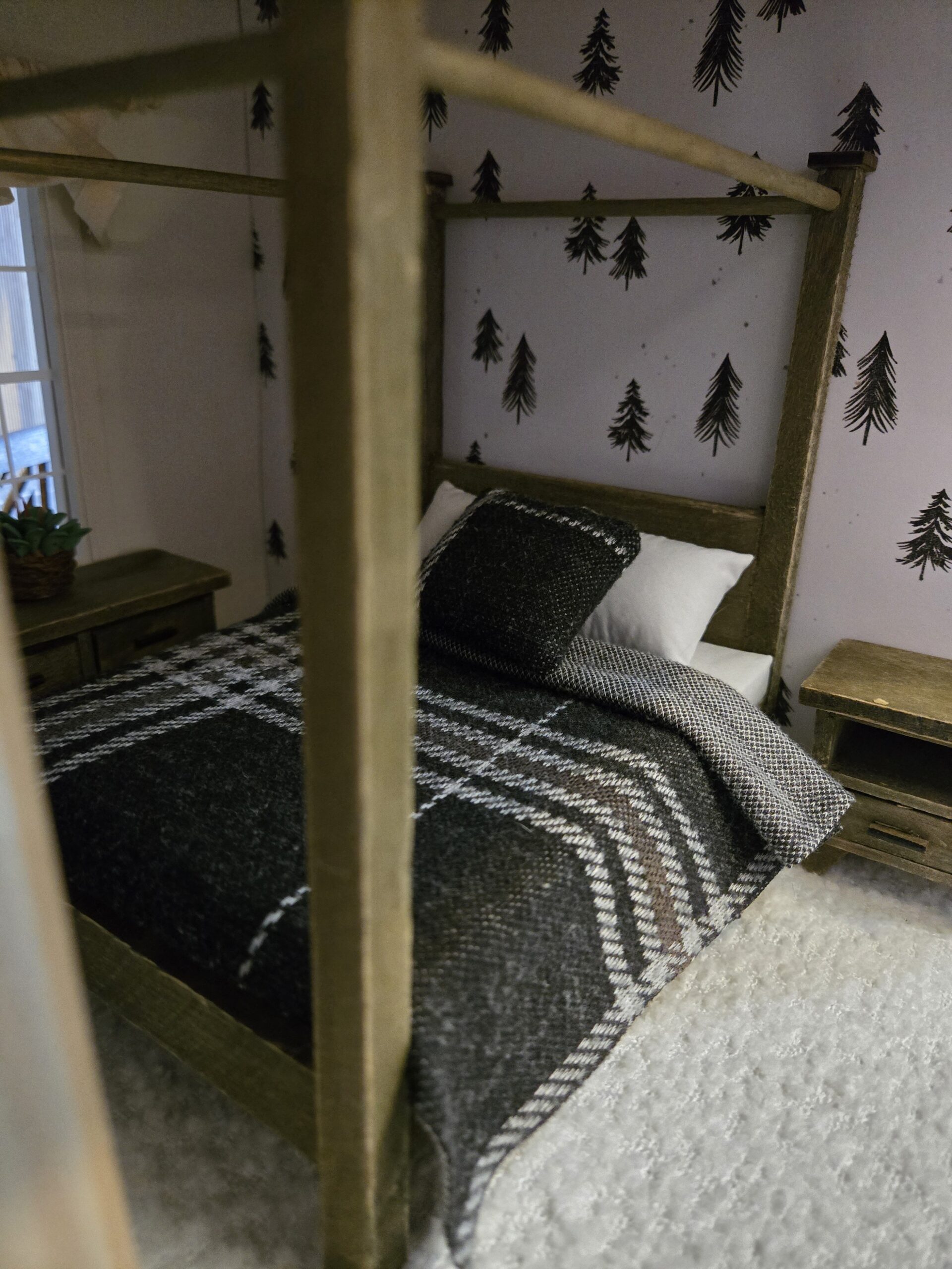 Flannel Double Bed Set