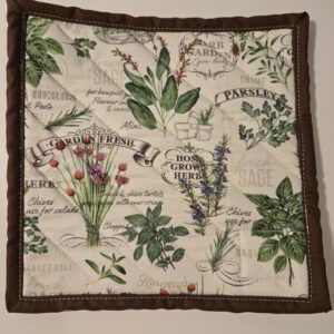 Potholder - Herbs