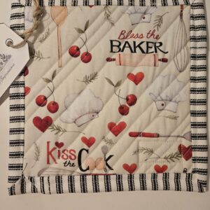 Potholder - Kiss the Cook