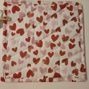 Potholder - Love Hearts