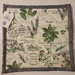 Potholder - Herbs