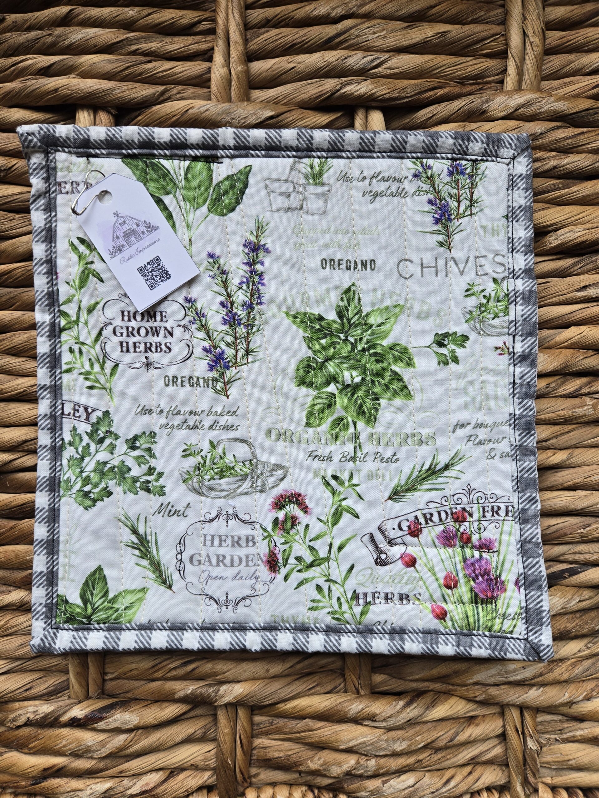 Potholder - Herbs
