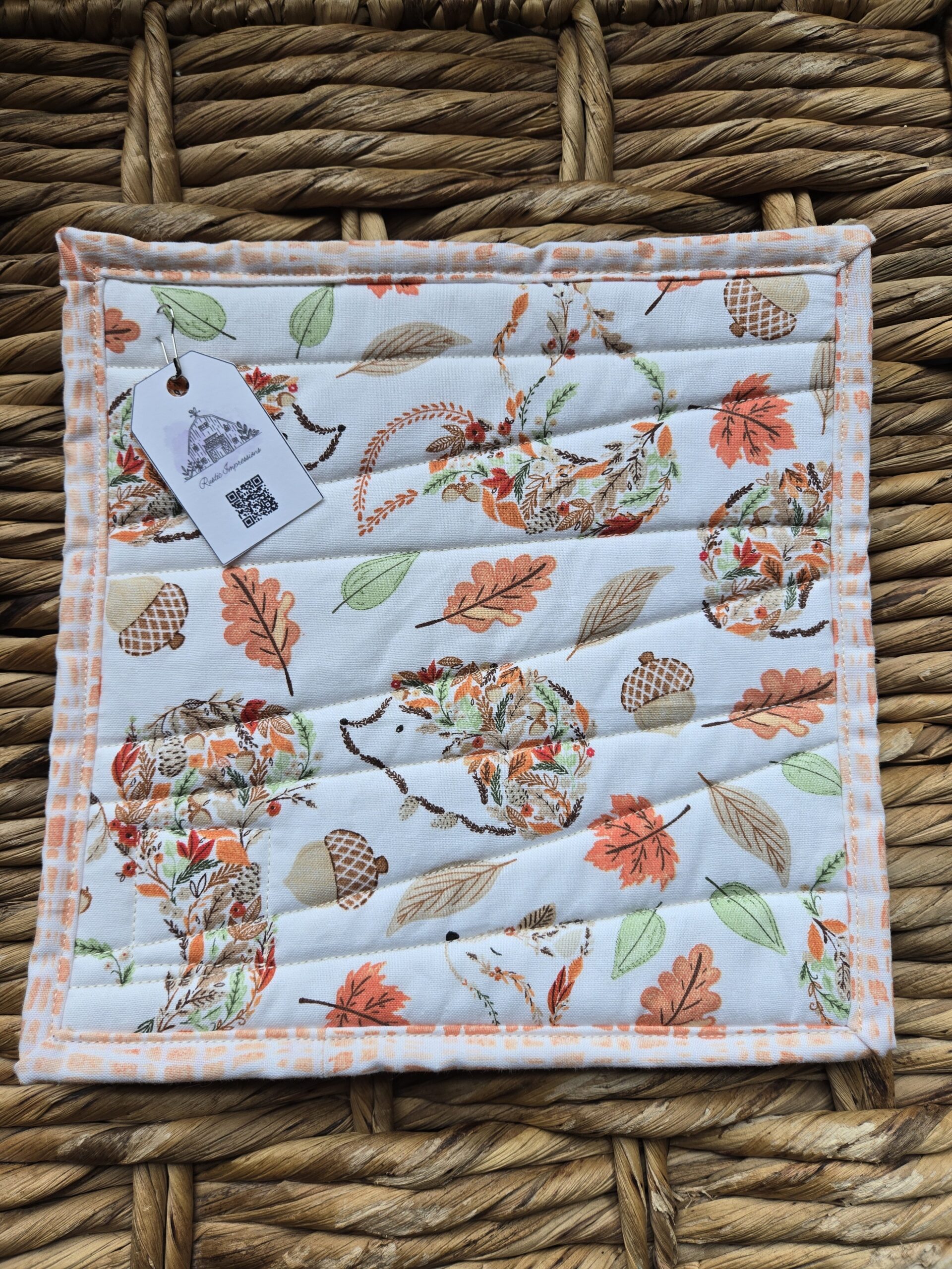 Potholder - Fall Friends