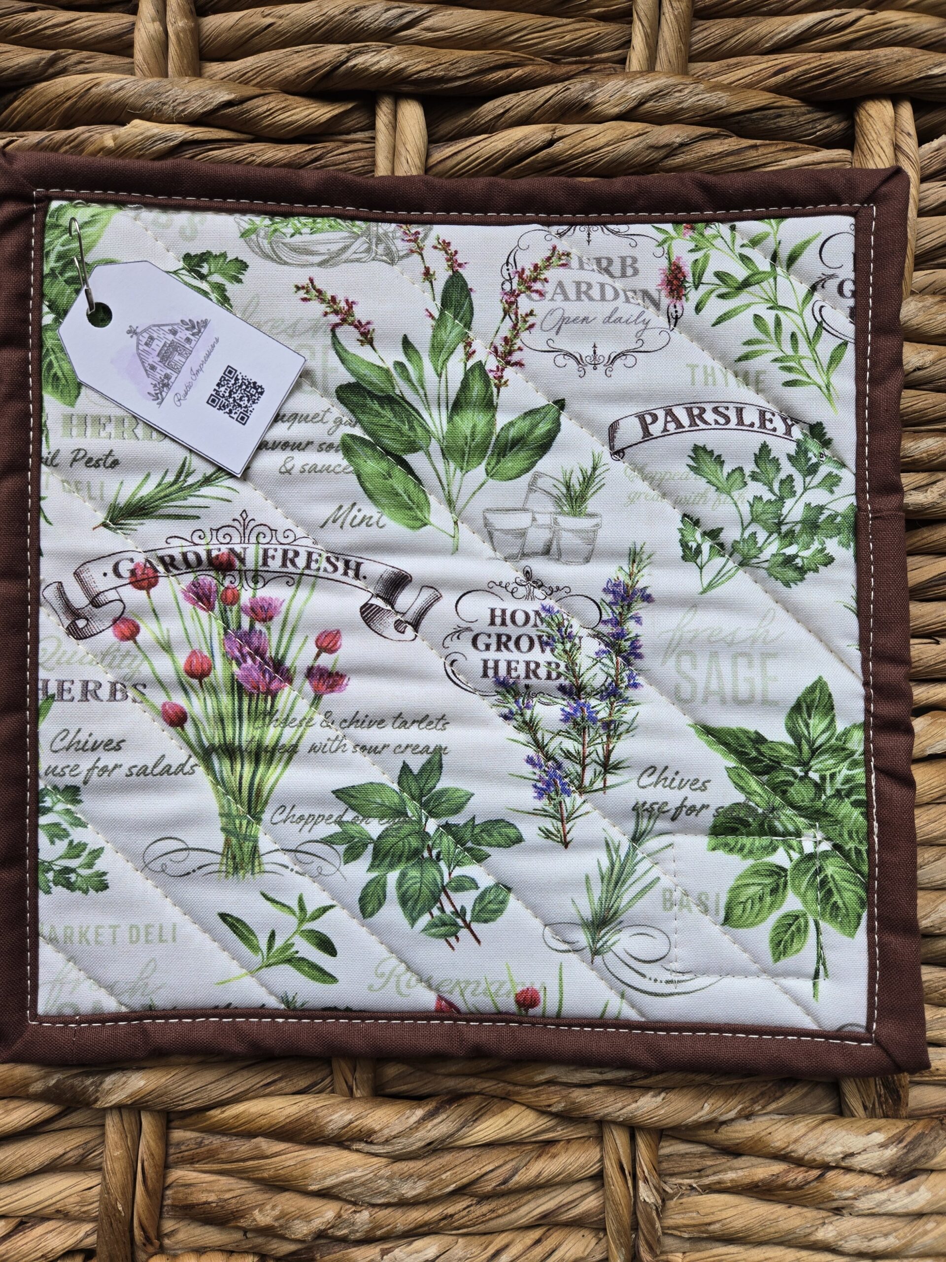 Potholder - Herbs
