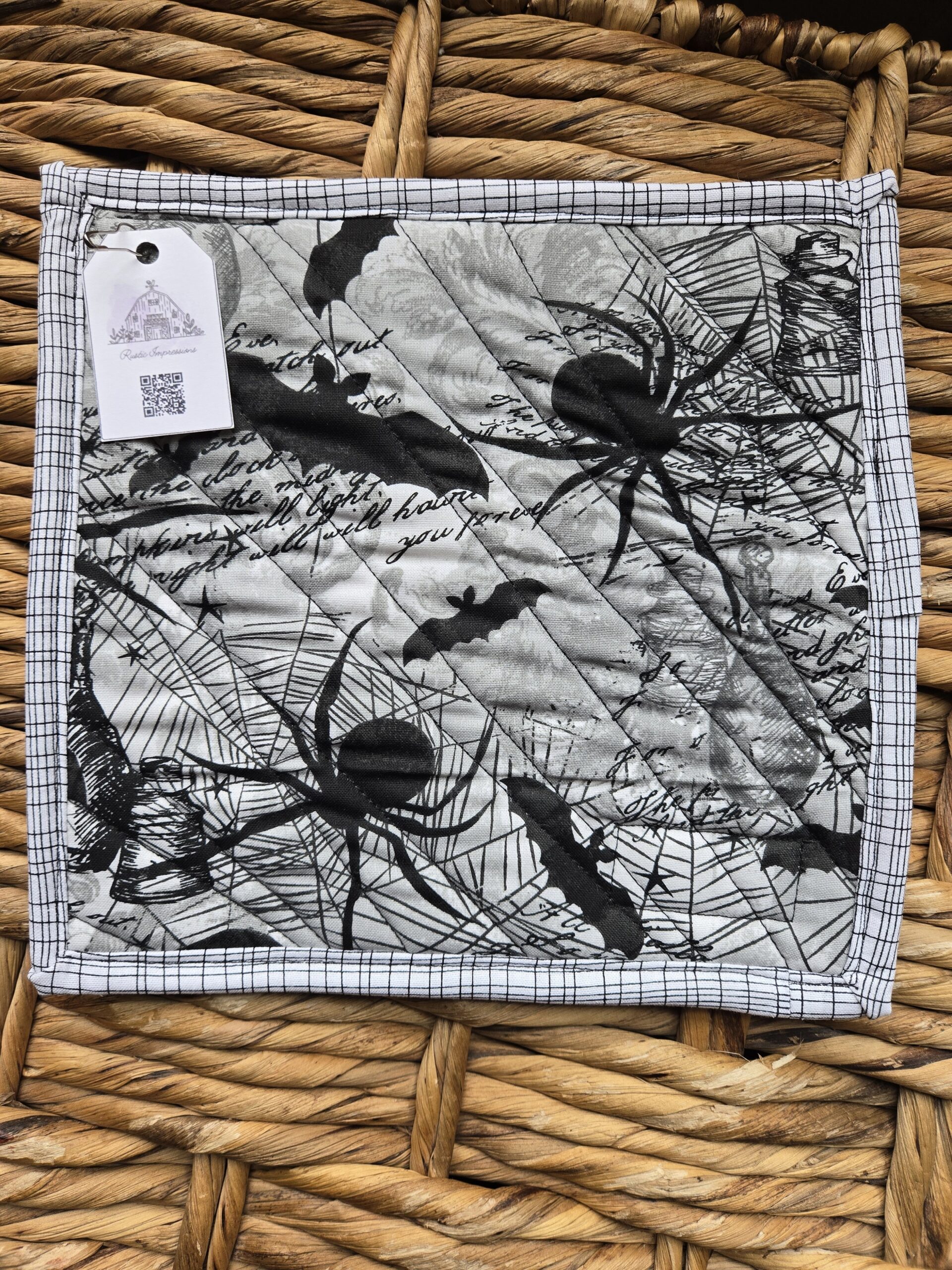 Potholder - Spooky Spider