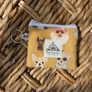 Dressed Up Dogs Keychain Wallet