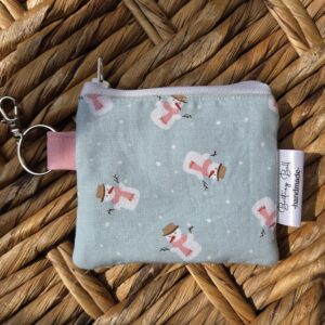 Snowman Keychain Wallet