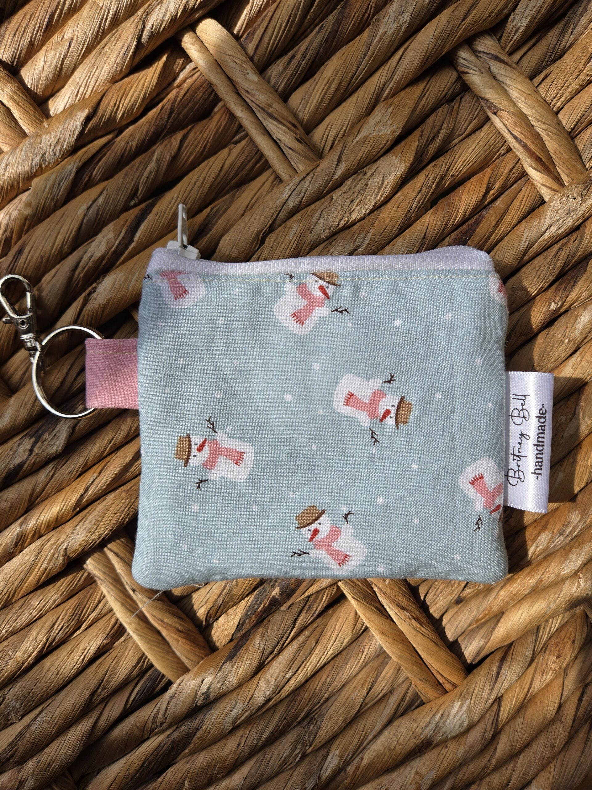Snowman Keychain Wallet