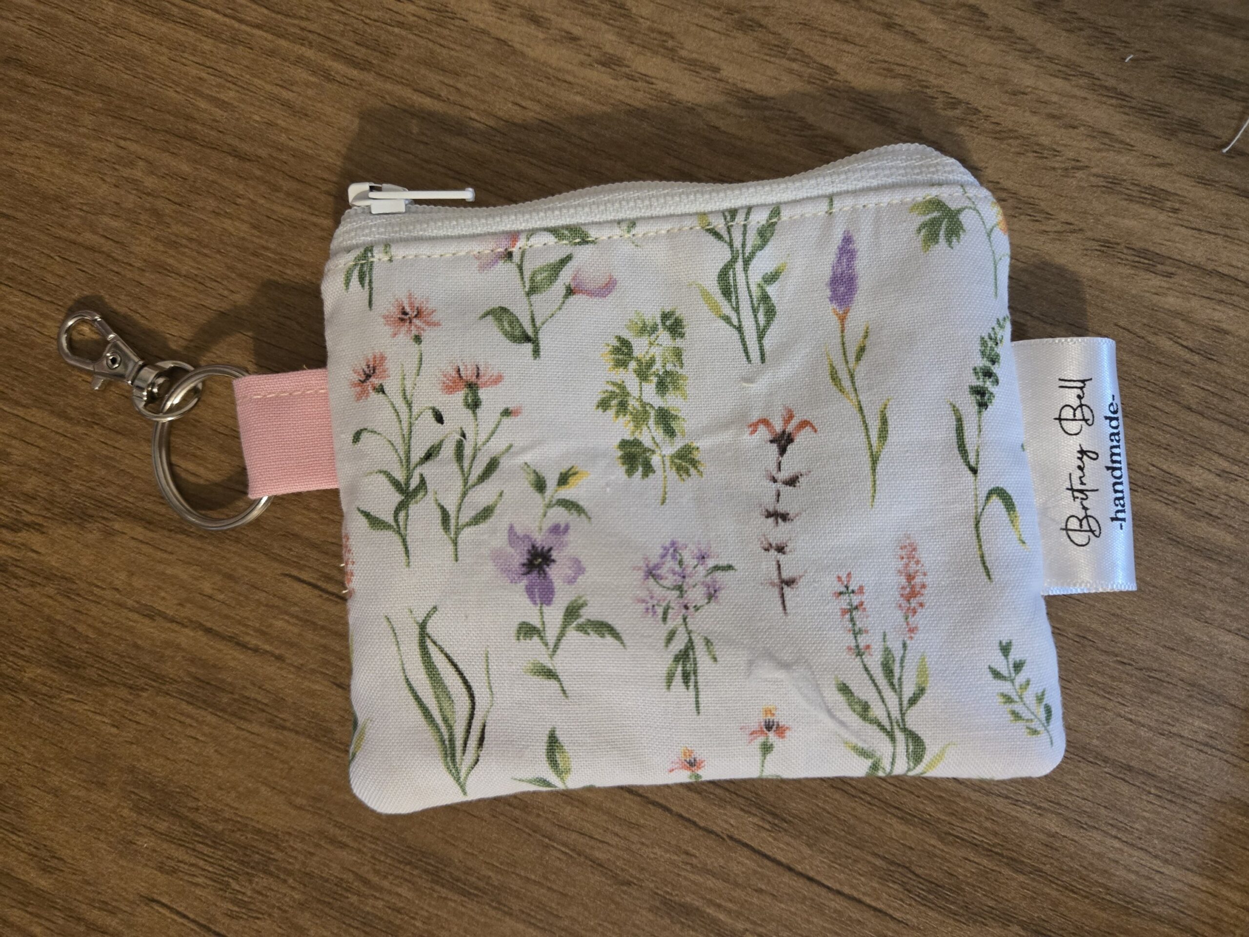 Wildflower Keychain Wallet