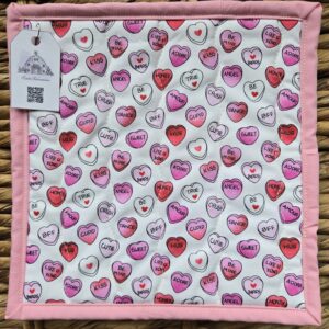 Candy Hearts Potholder