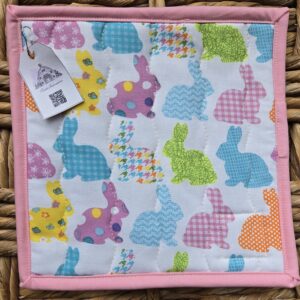 Easter Bunnies Potholder