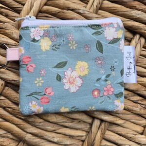Springtime Floral Keychain Wallet