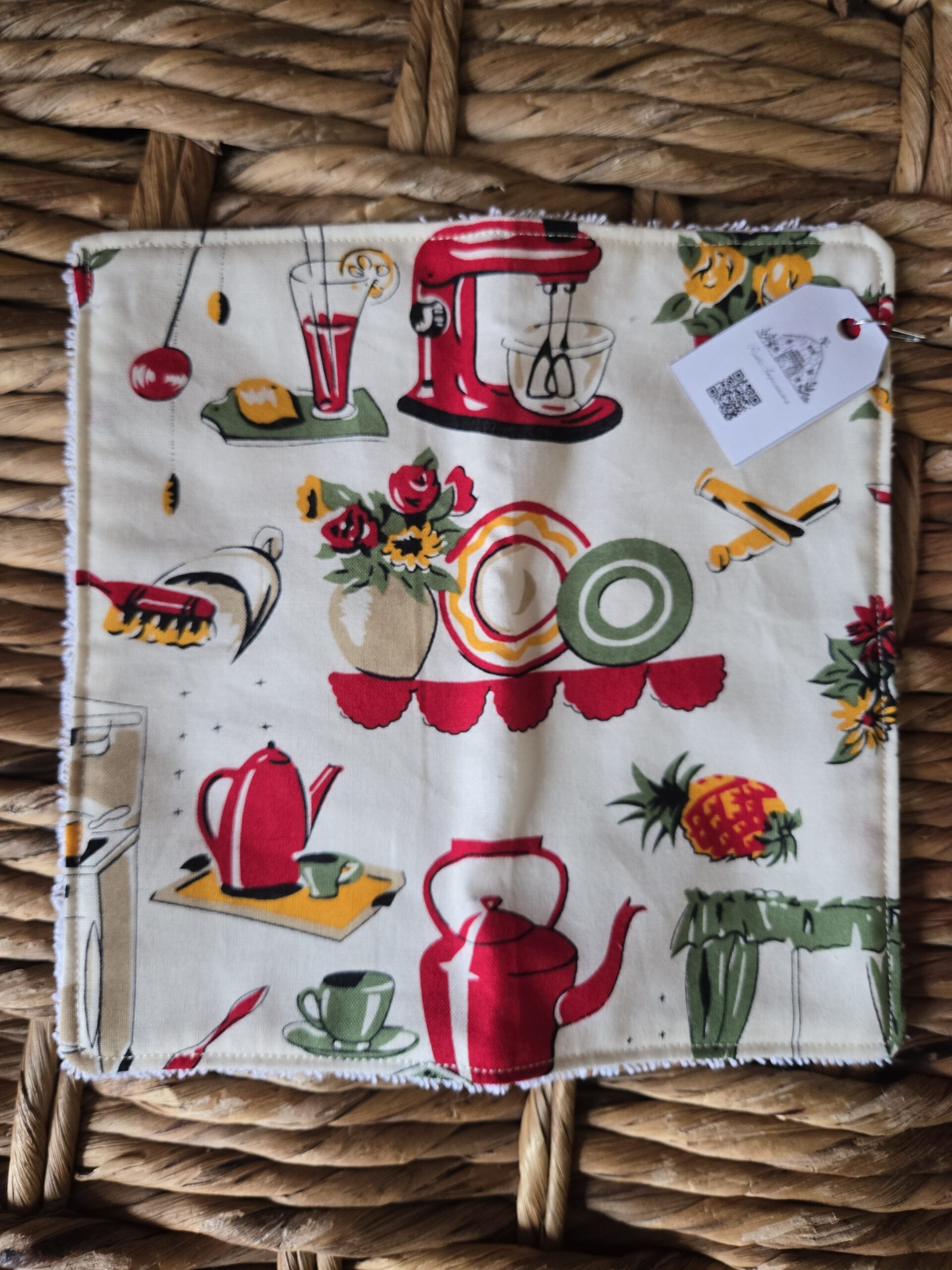 Dish Cloth - Retro Kitchen